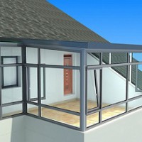 高档铝木复合门窗，浙江住宅节能门窗系统，湖州住宅阳光房